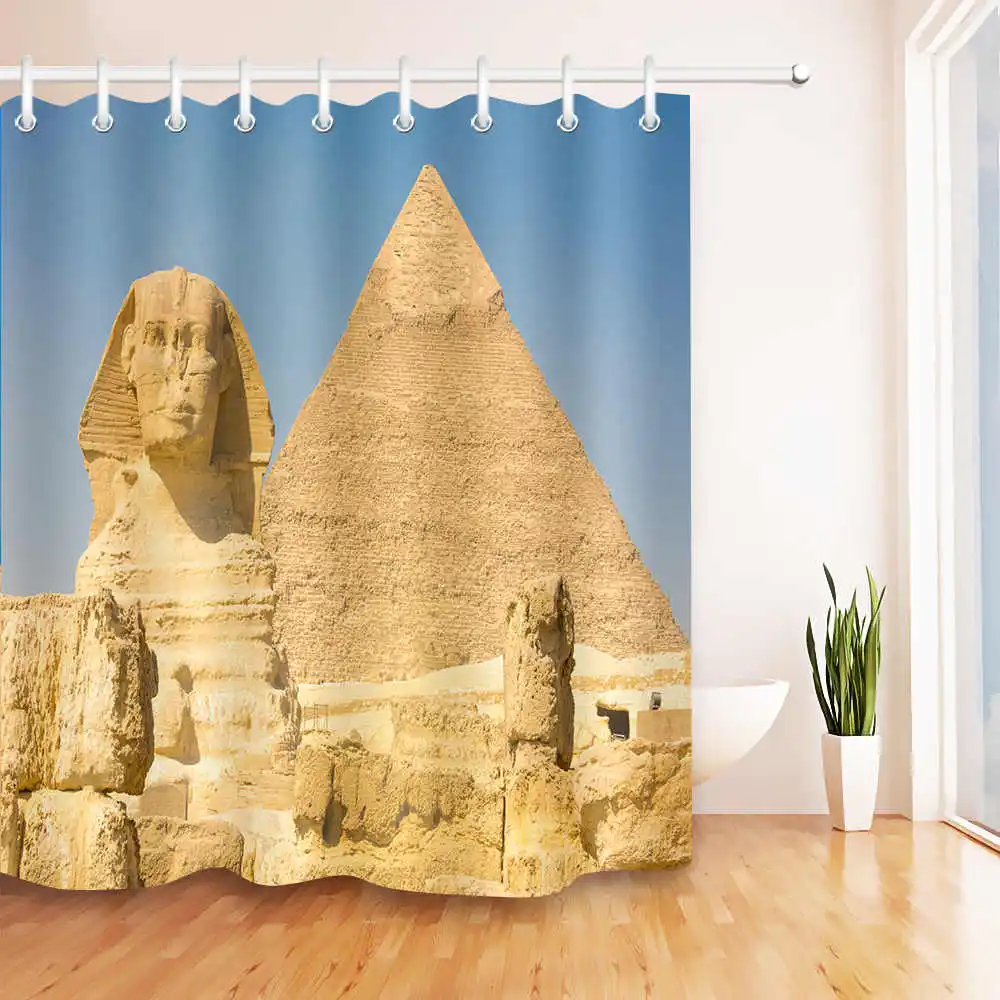 72 ''египетские Иероглифы в храме занавеска для душа с крючками набор античных