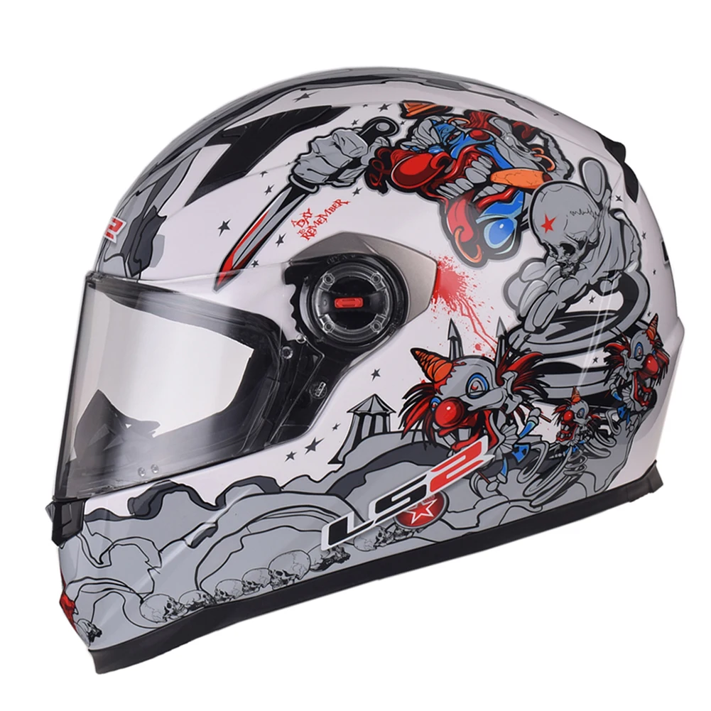 M LS2 FF358 мотоциклетный шлем анфас мотоциклетный мужской гоночный шлем Moto Casco Capacetes de Motociclista - Цвет: M