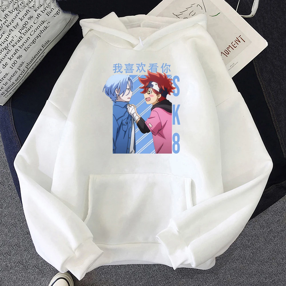 

Anime Japanese Hoodie SK8 The Infinity Langa Print Hoodies Unisex Women Sweatshirts Skateboard Graphic Streetwear Female Tops