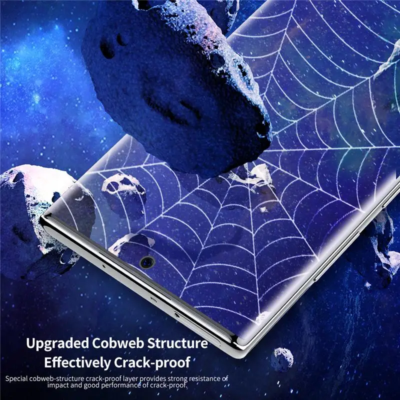 ROCK защита для экрана Гидрогелевая пленка для samsung Galaxy Note 10 pro Защитная мягкая полностью изогнутая гладкая тактильная пленка не стекло