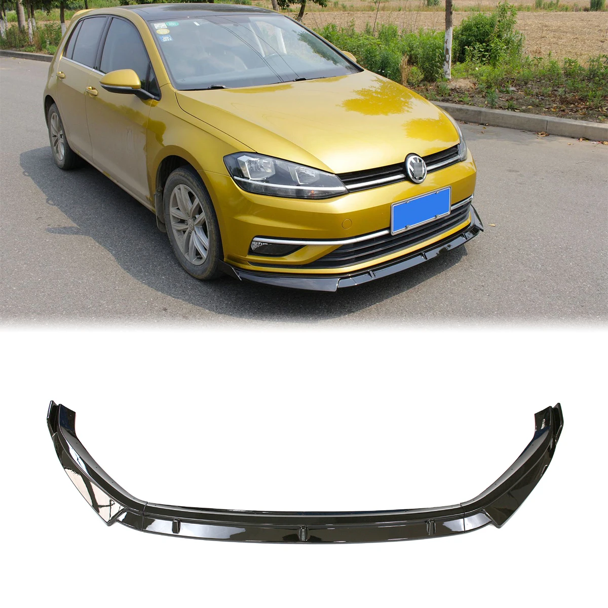 Передняя губа Нижний Бампер боковой сплиттер кузов спойлер для Volkswagen VW Golf MK7.5 2018
