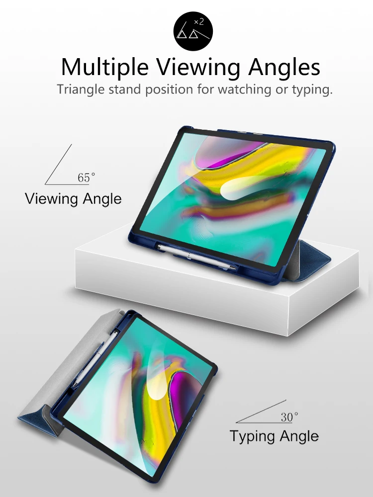 Чехол из ПУ кожи для samsung Galaxy Tab S5E T720 T725 10,5, роскошный защитный чехол для SM-T720 SM-T725+ подарки