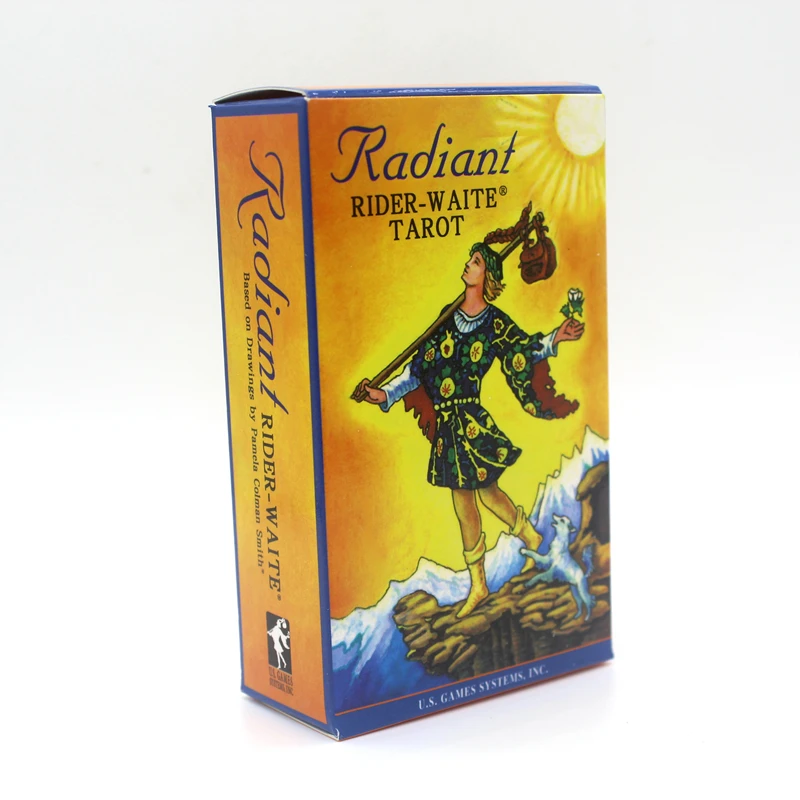 Полный английский лучистый Райдер-Уэйт карточная игра Таро с английской инструкцией буклет Райдер Уэйт настольная игра, карты Таро