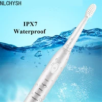 super sonic electric toothbrush for adults kid smart timer whitening ipx7 waterproof usb charging with 3 replaceable brush heads