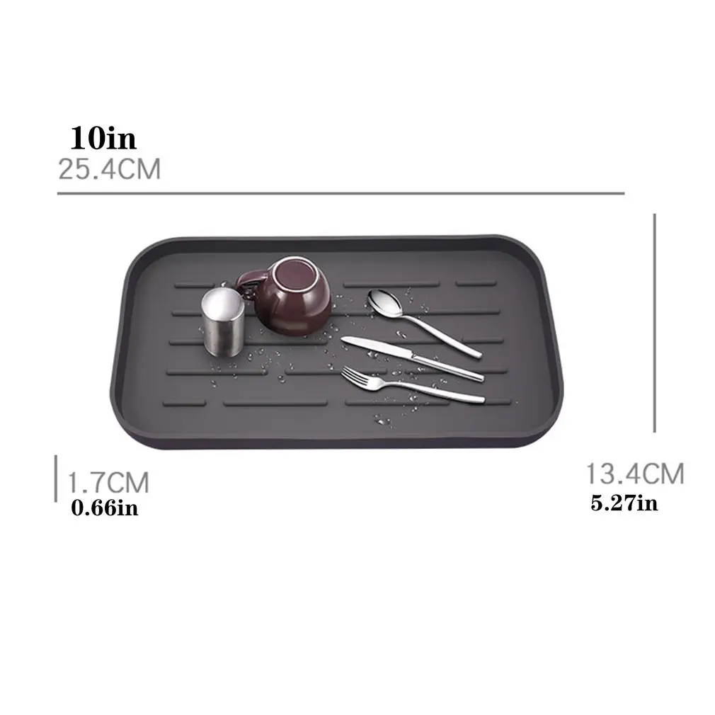 

Multifunctional Silicone Drainage Pan Kitchen Heat Insulation And Anti-scald Drain Pad Heat Insulation Pan