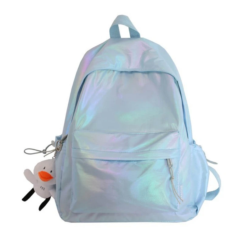 

Holographic Backpack for Women College School Bags Teenage Girls Travel Bagpack