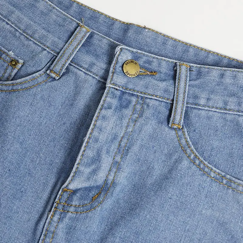 

Fashion Korean Spring Summer Women Denim Skirt High Waist Mini Skirts Jeans Plus Size Harajuku Acrylic Girls Black Skirt