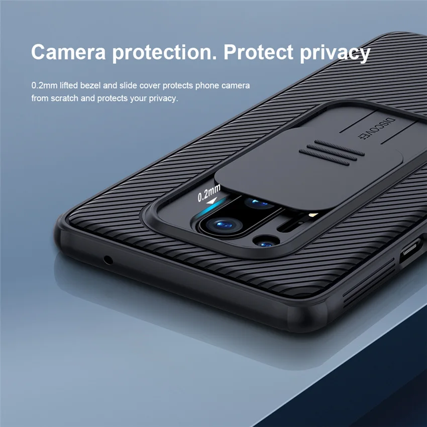 

Чехол NILLKIN для Oneplus 8 Pro, противоскользящий чехол для камеры Oneplus 8
