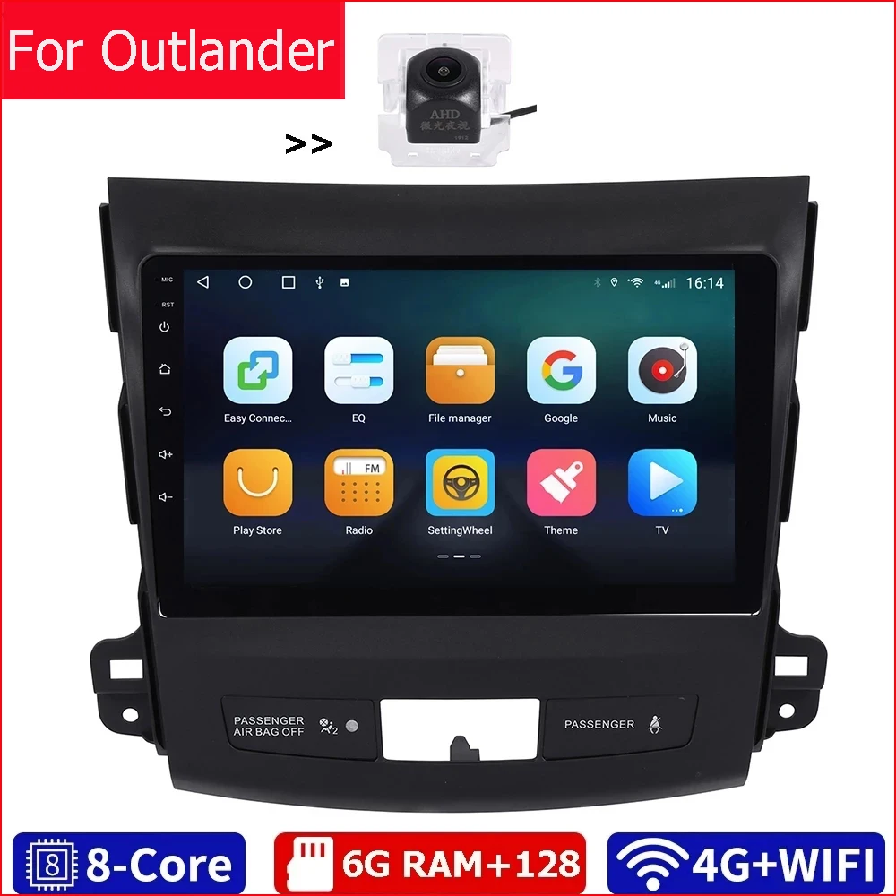 Автомобильный мультимедийный плеер 2 Din Android 10 Dvd Gps Авторадио навигация Wi Fi+4G Bluetooth