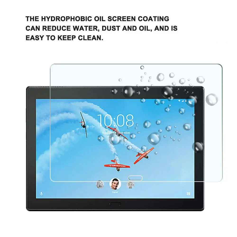 Закаленное стекло для Lenovo Tab M10 10 1 ТБ-X605L P10 TB-X705L защита экрана Plus tb-x606x 3 2-я пленка |