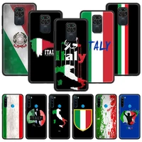 italy flag phone case for xiaomi redmi note 9s 9 8 7 10 pro 8t 9c 9a 8a shockproof silicone smart back cover