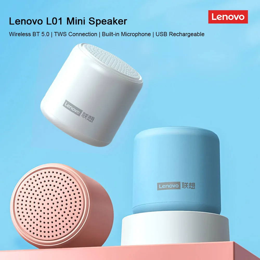 Lenovo L01 наушники вкладыши TWS беспроводной Bluetooth 5 0 динамик для использования вне