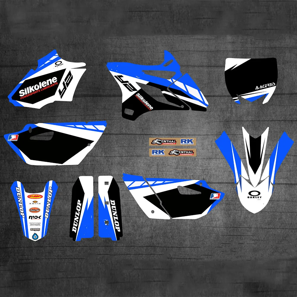 Motocross YZ 85 2021-2015 Team графические Фоновые наклейки наборы для Yamaha YZ85 2020 2021 2019 2018 2017 YZ-85