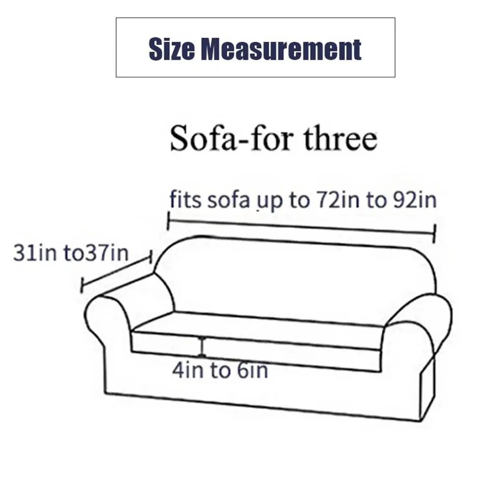 

Hot Sale Washable Sofa Cover Super Soft Milk Silk Fabric Slipcover Solid Color Elastic Washable Three And Four Person Seating