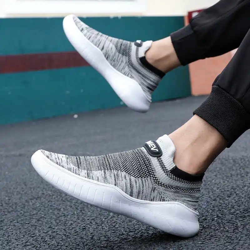 

Кроссовки мужские спортивные без шнуровки, амортизирующие, размер 5, 2021