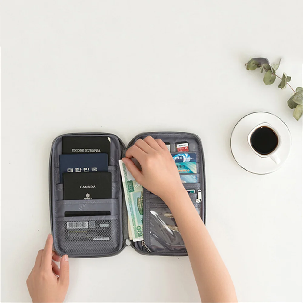 1 шт. Одноцветный чехол для паспорта водонепроницаемый держатель карт