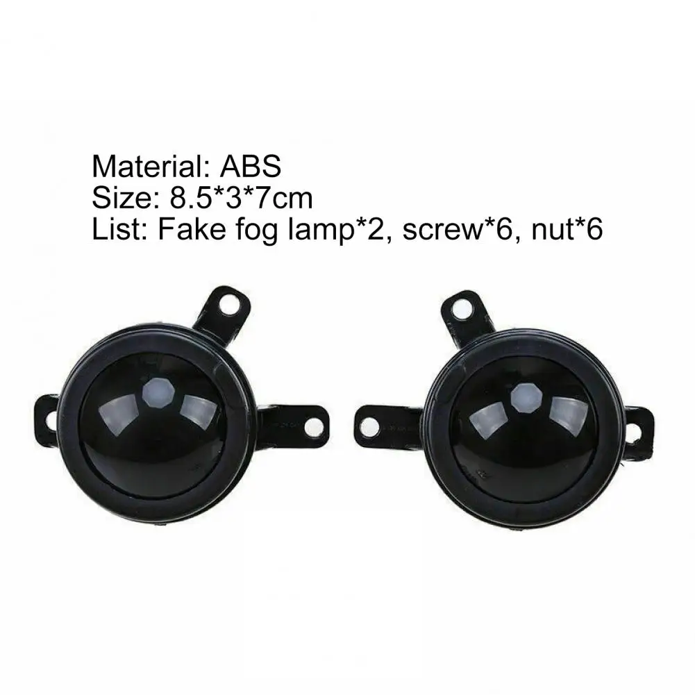

1Pair Fog Light Cover Durable Modified Parts Black Fog Lamp Cap for Audi A6 C7 12-15