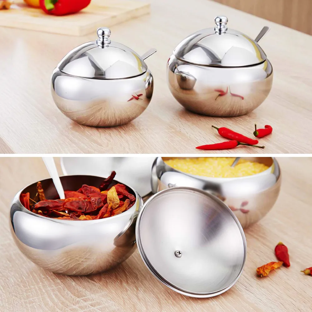 1 шт. банка для специй из нержавеющей стали кухонные приспособления шейкер и