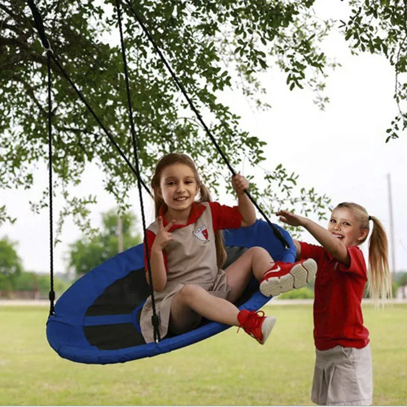 

Children Swing Set Baby Safety Hanging Chair Large Capacity 100cm Swing Seat Indoor Outdoor Play Yard Equipment Kids Swing Toys