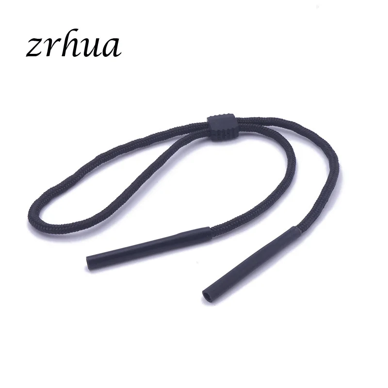 black ZRHUA Лидер продаж 1 шт. хлопковые солнцезащитные очки ремешок ожерелье очки цепочка шнур для очков для чтения очки для мужчин и женщин - Цвет: black