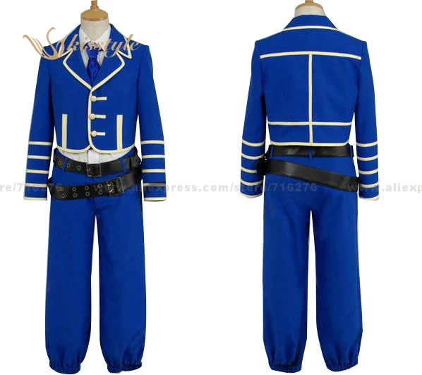 

Anime Tegami Bachi Gauche Suede Noir Uniform Cosplay Clothing Costume