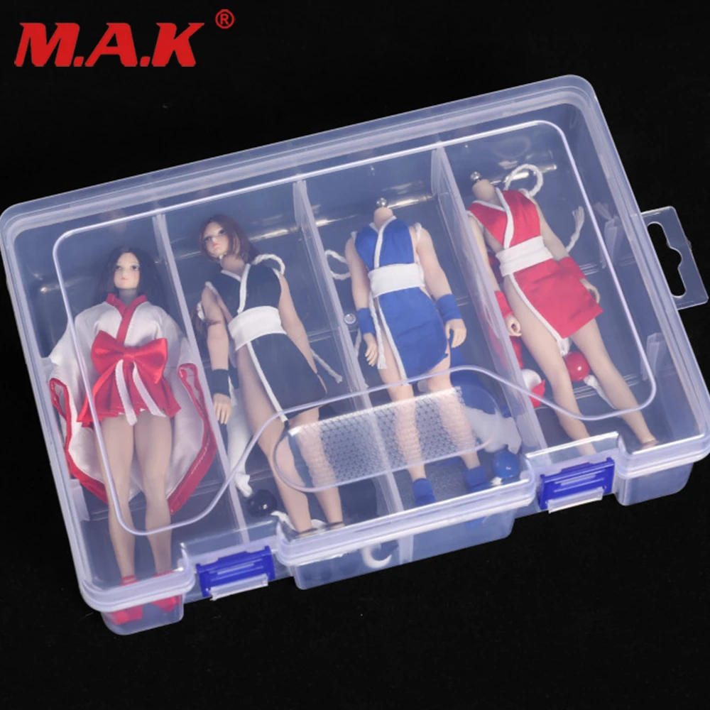 

1/12 кукольные коробки пыленепроницаемые ремонтные коробки пластиковый ящик подходит для куклы 6 дюймов модель