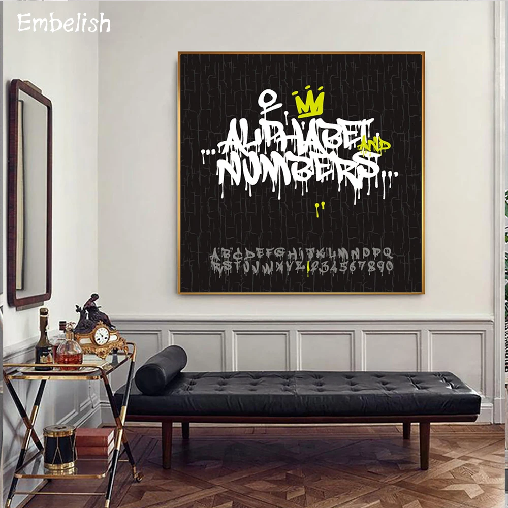

1 Pieces Hot Selling Abstract Graffiti Street Artworks For Living Room Modern Home Decor Picture HD Print On Canvas Oil Painting
