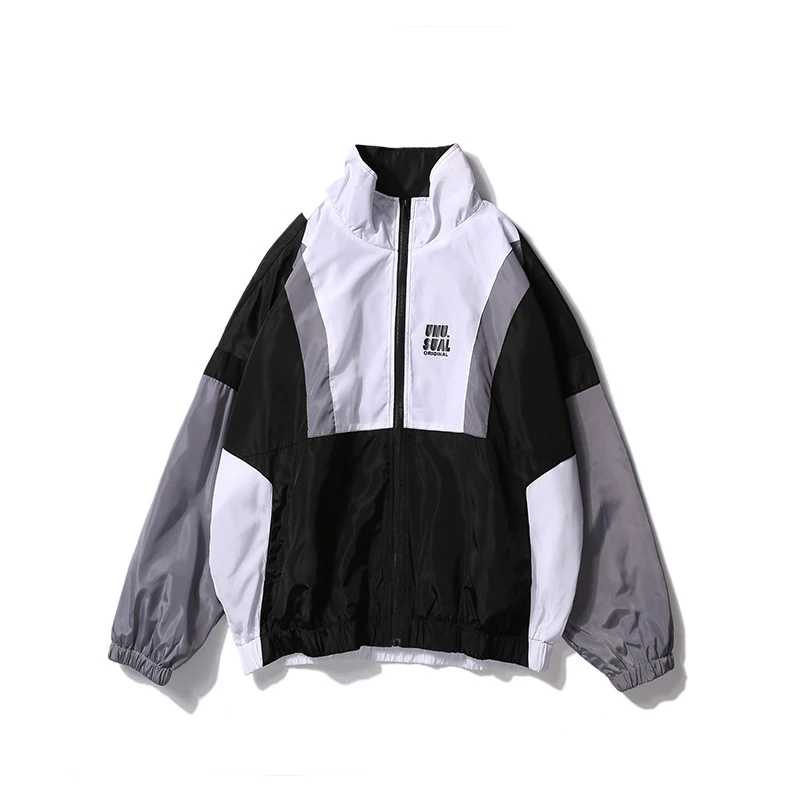 Мужская повседневная куртка бомбер свободная теплая большого размера в стиле