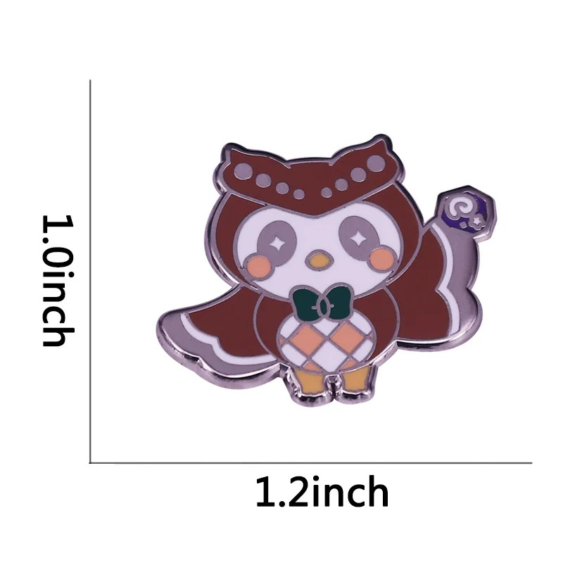 Эмалированная заколка-поклонник для игр