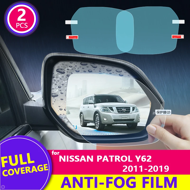Зеркало с наклейкой для Nissan Patrol 2011 2019 Y62 2015 2016 2017 2018 пленка на зеркало заднего вида