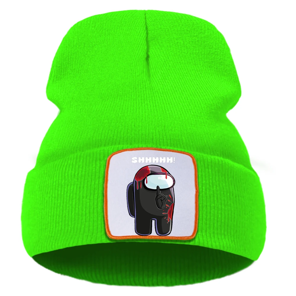 Уличные шапки унисекс гибкая зимняя вязаная шапка толстая 2020 черная Шапка-бини с