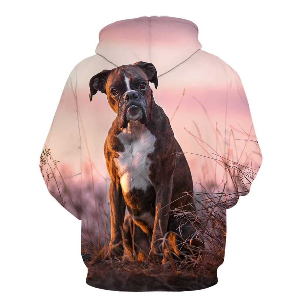 

Men's Women's Hoodies Casual Shirt Sweatshirt 2021 Fashion Hot Pullover Spring Autumn Long Sleeve Dog Spoof Cute Harajuku Tops