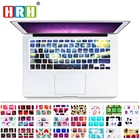 Силиконовая накладка на клавиатуру HRH Звездная ночь, наклейка на клавиатуру с клавиатурой для MacBook Pro Air 13, 15, 17 дюймов, новая сенсорная панель