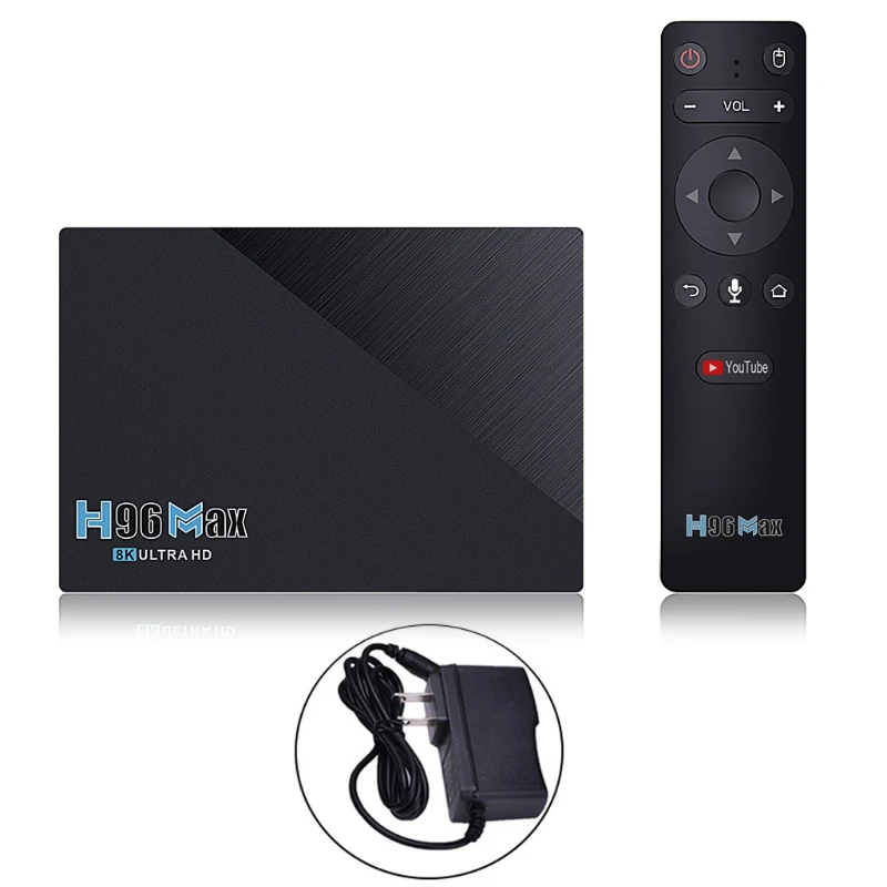 

ТВ-приставка H96 Max 3566, 8 + 64 ГБ, Wi-Fi 11,0, Bluetooth