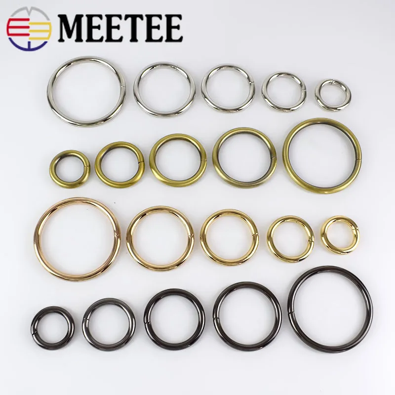 5/10 шт Meetee 16 50 мм Металлические d образные кольца для пряжки ошейник собаки