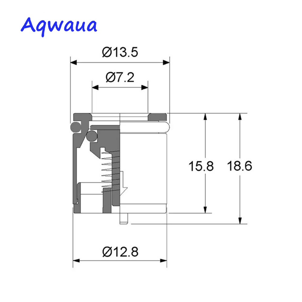 Клапан проверки воды Aqwaua 13 мм 3 шт./лот без обратного клапана для душевой головки