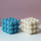 3D Силиконовая форма в форме сердца для изготовления свечей