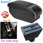 Подлокотник для Lada Xray, универсальный подлокотник с держателем для чашки, пепельница, аксессуары для модификации USB-зарядки