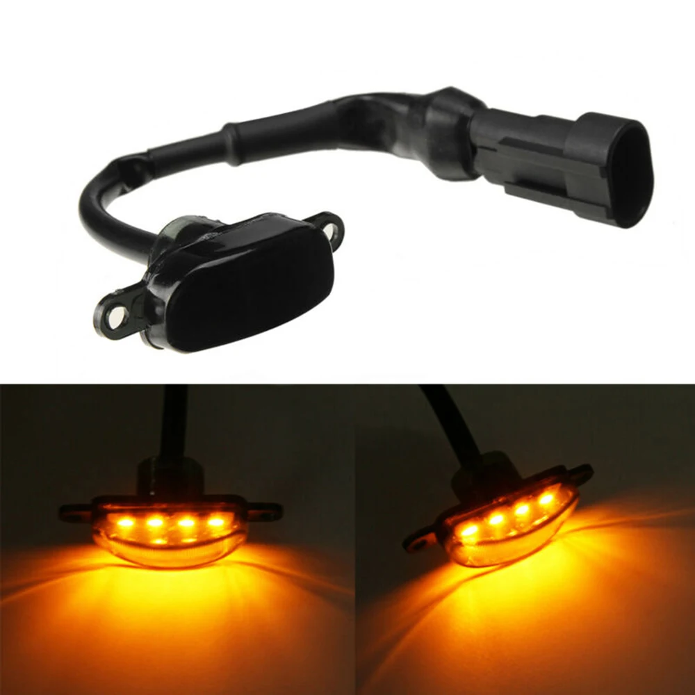 

Amber LED Light Plastic Front For Ford F-150 F150 2010-2018 Auto Useful
