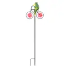 Винтажный велосипедный металлический ветряной Спиннер в виде лягушки садовая ветряная мельница украшение для кошек для езды на мотоцикле ветряная мельница Декор для сада фигурки