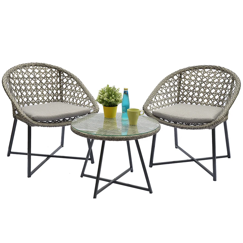 

Пружинный ротанговый стул TT, трехкомпонентный балкон, железный стол и стул, стул для отдыха, журнальный столик, ротанговый стул, кресло для д...