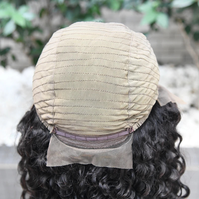 

BLACKBLACK Curly Wave Closure Wig Human Hair Lace Frontal Wigs 180 Lace Front Wig Pre Plucked Bleached Knots Wigs Remy Hair Wigs