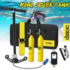 DIDEEP 0.5L Дайвинг Танк кислородный мини-цилиндр комплект респиратор Воздушный бак ручной насос для подводного плавания дыхание снаряжение для дайвинга