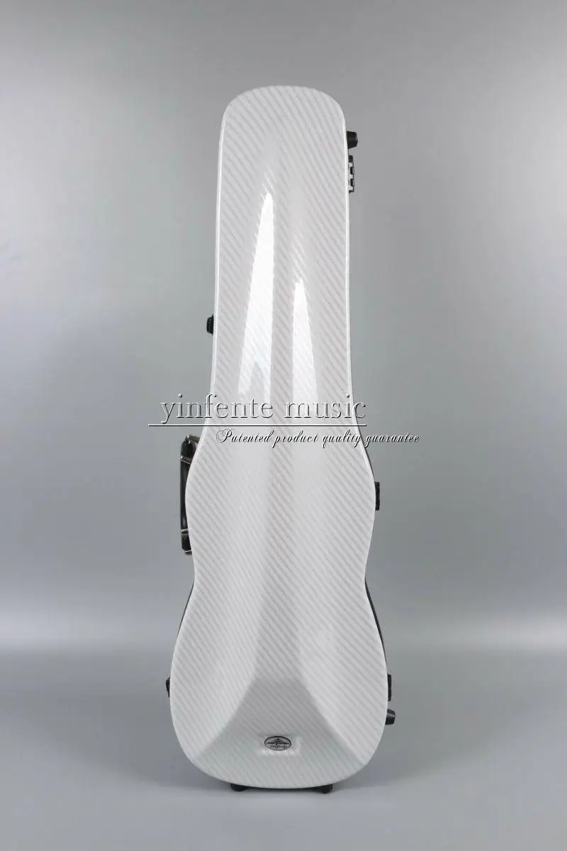 Белый чехол для скрипки 4/4 футляр жесткий смешанный углеродного волокна сильный
