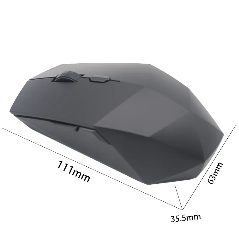 Леново Черный Бриллиант 2 Беспроводная Мышь с функцией Беззвучности 2.4ГГц 4 DPI Лазерный Сенсор для Ноутбука, ПК, Офиса Win XP/7/8/10/Mac os от M300 и далее.