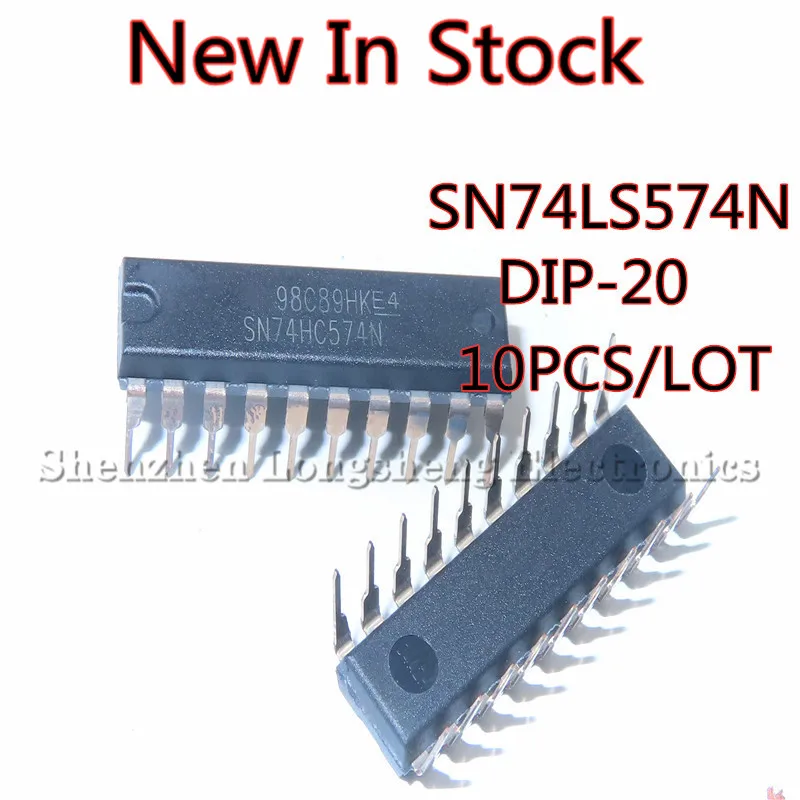 10 шт./лот Новый SN74HC574N 74HC574 DIP-20 D-тип флип-шлепанцы в наличии