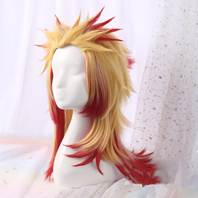 

2019 Hot Demon Slayer: Kimetsu no Yaiba Rengoku Kyoujurou Cospaly Costume Christmas Outfits Man Uniforms Kimono Anime Cosplay