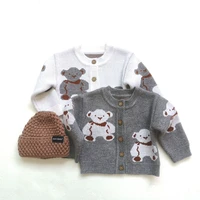6 36m newborn baby knit cardigans autumn winter baby sweater coat baby boys girls knitwear long sleeve kid baby clothes jacket