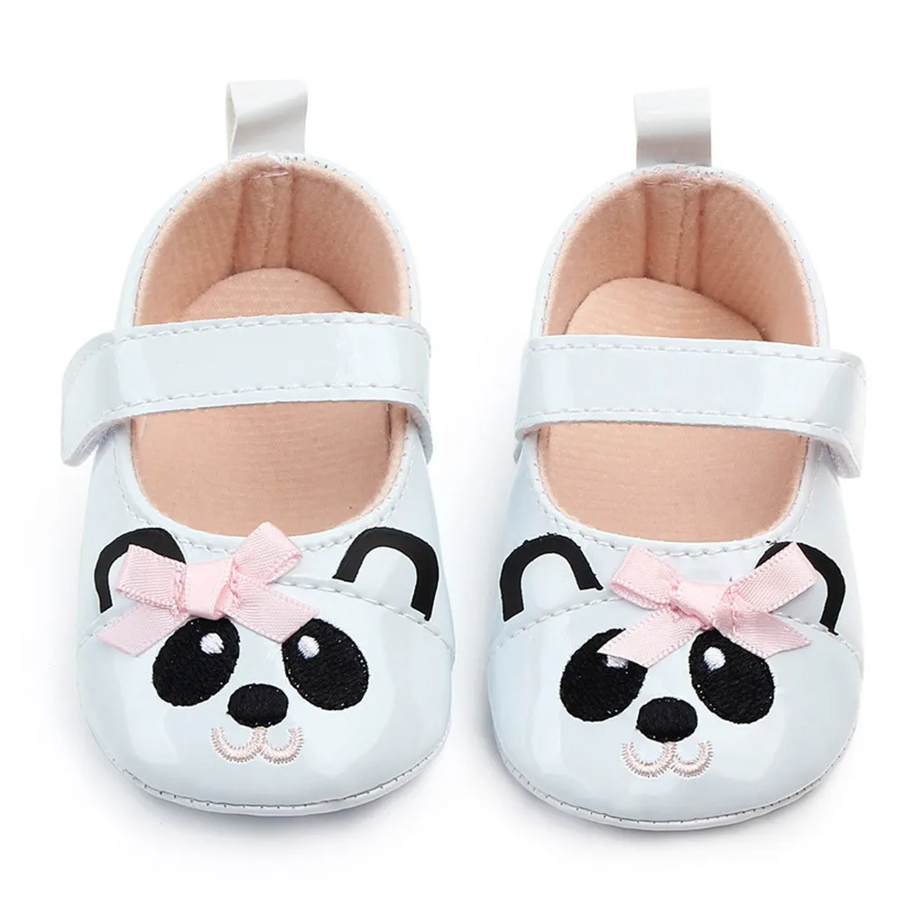 

Baby Girl Shoes Comfortable Butterfly-knot Fashion First Walkers Kid Shoes Baby Girl Panda Princess Shoes