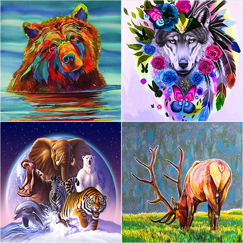 

Full Round Square Drill Handmade Diamond Painting Embroidery Artwork Paintings For Interior Cross Stitch Kit Mosaic Craft Gift